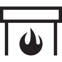 Crackling fireplace sounds